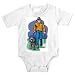 Onesie with man, human, body, help, individuals, blind, individual, persons, newfoundland, dogs, cross, humans, people, person, dog, assist, street