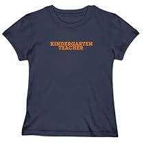 T-Shirt Woman Navy Blue " Kindergarten Teacher " Occupations
