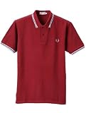 フレッドペリー M7157 THE 1957 FRED PERRY SHIRT MAROON×WHITE×ICE 106 2001年