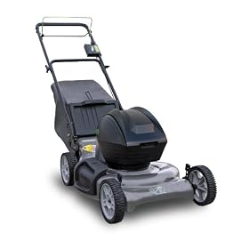 Epic EP21H 21-Inch 24-Volt Cordless Rear Wheel Drive Self Propelled Bag Mulch Side Discharge Lawn... by Solaris