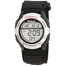 Armitron Men's 408095SIL Chronograph Black Strap Digital Sport Watch