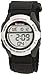 Armitron Sport Men's 408095SIL Chronograph Black Strap Digital Watch