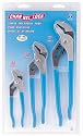 Channellock 3 Piece 9-1/2-Inch, 6-1/2-Inch, and 12-Inch Tongue and Groove Plier Gift Set