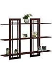 Craftsman Open Panel Medium Double Three-shelf