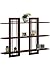 Craftsman Open Panel Medium Double Three-shelf