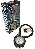 PRESSCHECK Air Tire Pressure Gauge, 0-60 PSI - Excellent Use for Car, Motorcycle, Bike, Truck, RV, SUV, ATV & More