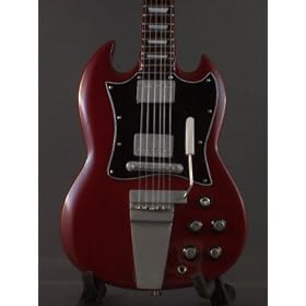 Mini Guitar ACDC Angus Young Red SG