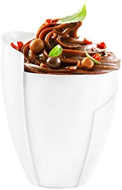 Kalei Elegant Design Mini Cup 5oz White Tasting Sample Shot Glasses, Dessert Cups 40 pieces per box.