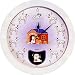 Dalmation Dog House Pendulum Wall Clock