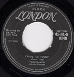 CINDY OH CINDY 7" (45) UK LONDON 1959 B/W ONLY IF YOU PRAISE THE LORD BUT NO CENTRE (45HLN8340)
