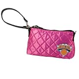 NBA New York Knicks Pink Quilted Wristlet