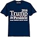 Trump For President T-Shirt Make America Great Again 100% Cotton Crew-neck 2016
