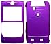 Purple - Motorola Q Protective Hard Case / Moto Q Snap on Hard Case Fa