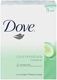 Dove Cool Moisture Beauty Bar (Eight-4.25 Ounce Bars) (Pack of 2)