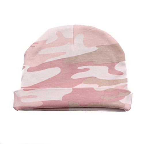 Crazy Baby Clothing Baby Beanie One Size in Color Pink Camo