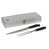 W�sthof Grand Prix II 2-Piece Carving Set in a Brushed-Aluminum Gift Chest by W�sthof