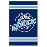 AFJAZ Utah Jazz 44x28 Applique Banner