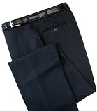 Wool/Cashmere Plain Front Trouser