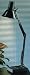 Micromark MM6595 Swing Arm Desk Light with Base and Clamp in Black