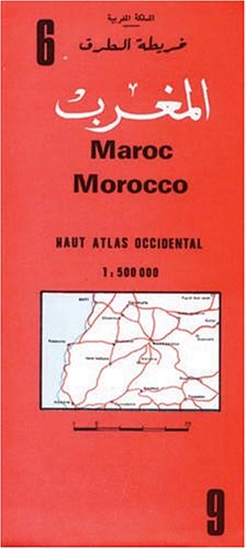 City Travel Guides Discounted  Livres : Carte routière, numéro 1 : Maroc (Rif Occidental)