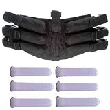 Black Spyder Paintball 6+1 + Pods Harness Ammo Pack