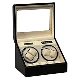Quad automatic watch winder with LCD control display. by ACCURATIC