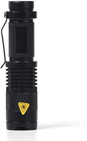 Zhenbaotian Mini Zoombale Flashlight Bright 600LM Tactical Pen LED Lamp with Clip for Hiking Camping Outdoor Sports