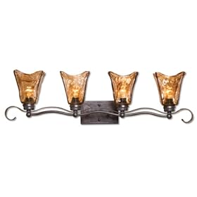 Uttermost 22845 Vetraio 4 -Light Vanity Strip, Oil Rubbed Bronze Finish