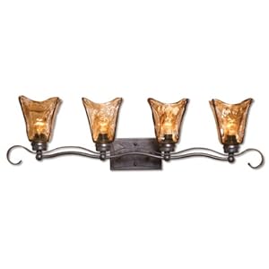 Uttermost 22845 Vetraio 4 -Light Vanity Strip, Oil Rubbed Bronze Finish by Uttermost