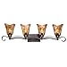 Uttermost 22845 Vetraio 4 -Light Vanity Strip, Oil Rubbed Bronze Finish