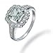 Vir Jewels Sterling Silver Green Amethyst Ring (0.90 CT)