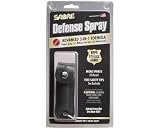 Sabre Pepper Spray with Black Case And Key Ring (Black, 1/2-Ounce) - now with 5xs more spray