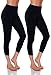 Emmalise Women's Capri Seamless Legging (One Size, Black Black)