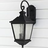 Murray Feiss Woodside Hills OL5701BK 2 Light 120w (19H x 8W) Outdoor Wall Sconce Lighting in Black
