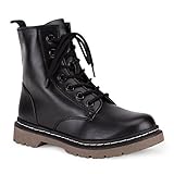 Marco Republic Navigator Womens Military Combat Boots - (Black) - 8.5