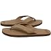 Rainbow Florida Gators Khaki Premier Leather Flip Flops
