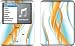 Double Helix Orange Design Protective Decal Skin Sticker for Apple iPod nano 3G (3rd Generation) 4GB/ 8GB Player