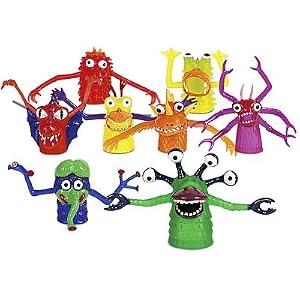 8 Monster Finger Puppets by 