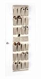 Whitmor 26-Pocket Shoe Organizer - Cappuccino