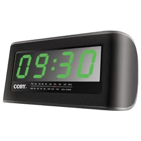 AM FM Alarm Clock Radio with Jumbo 2 inch LED Display