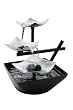 Homedics WFL-SLVS Envirascape Silver Springs Illuminated Relaxation Fountain with Natural Stones