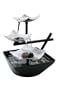 Homedics WFL-SLVS Envirascape Silver Springs Illuminated Relaxation Fountain with Natural Stones