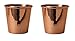 Sertodo Copper Apa Cup | Set of 2, 18 fl oz | Handcrafted, Durable, Artisan Quality Drinkware | Ayurvedic Beverage Serving | Elegant Kitchen and Barware