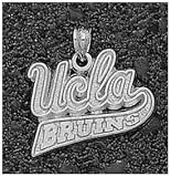 Logo Art UCLA Bruins Sterling Silver Team Font Pendant