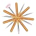 Shany Professional Nail Brush Set (7 Piece Natural Nail Brush Set with Pouch), 5 Ounce