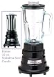 Waring Pro WPB09 WPB Series Professional Bar Blender In Ebony With 32oz Stainless Carafe