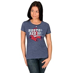 MLB Majestic Women's Short Sleeve Take That Team T-Shirt (XXL, Boston Red Sox)