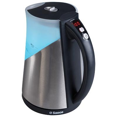 Electric Water Kettle in Stainless Steel and Black