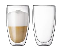 Bodum Pavina 15-Ounce Double-Wall Thermo Large Glass, Set of 2