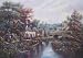 Valley Of The River Beck by Carl Valente. Size 31.00 inches width by 22.00 inches height. High Quality Art Poster Print